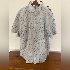 Old Navy Gray Short Sleeve Shirt